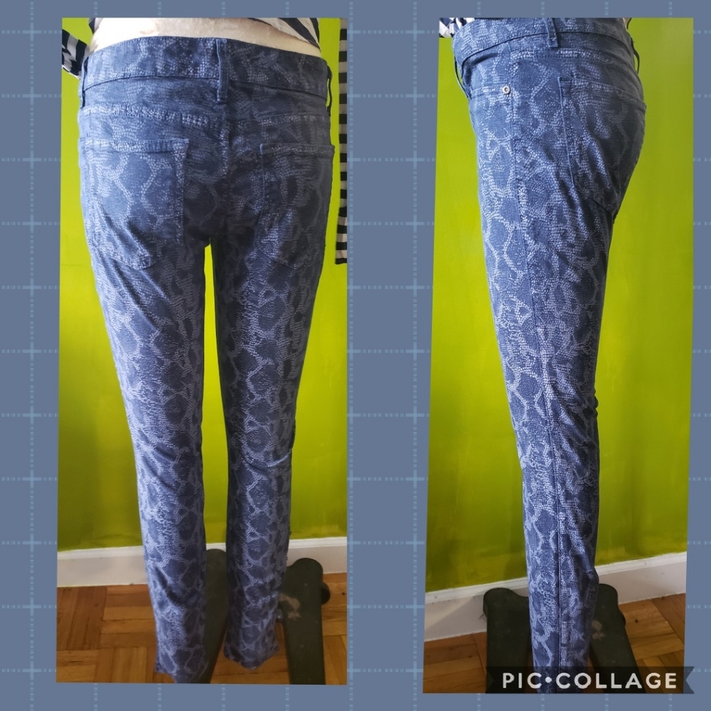 Rich & Skinny Marilyn Python Print Skinny Jeans - Picture 2 of 6